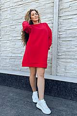 Mikiny - Mikinošaty BLOOD RED - 16647071_