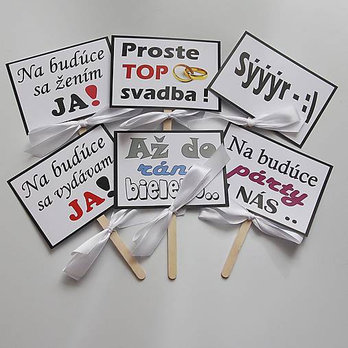 AKCIA - Tabuľky na fotenie A - 12 kusov set