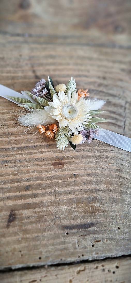 Náramky - Kvetinkový náramok pre družičky - 16650846_