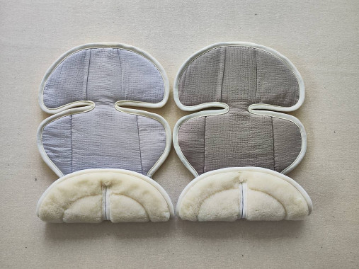 Detský textil - VLNIENKA podložka do vajíčka  0/13 kg 100% Merino Top Super wash Natural 100% Mušelin - 16653195_