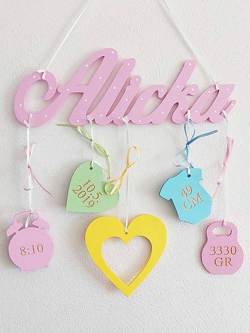 Darček na krst + fotorámik srdiečko