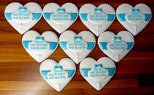 Dekorácie - Medovníky ku krstu - 16653299_