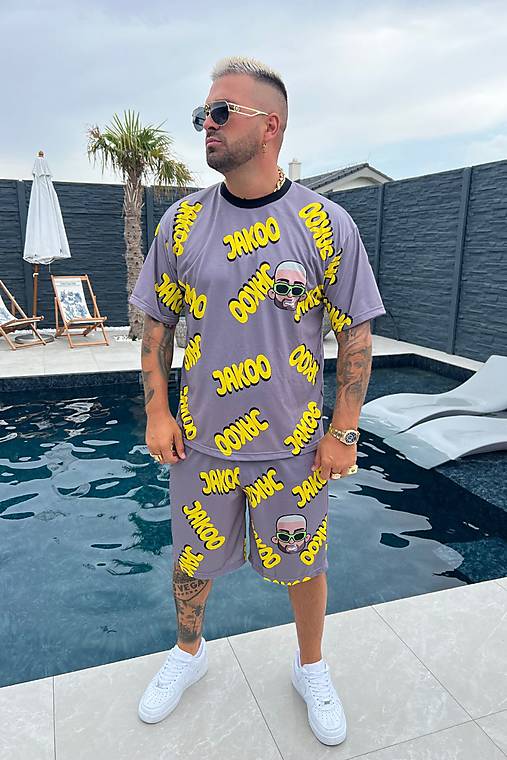 Pánske oblečenie - Tričko JAKOO GREY - 16652997_