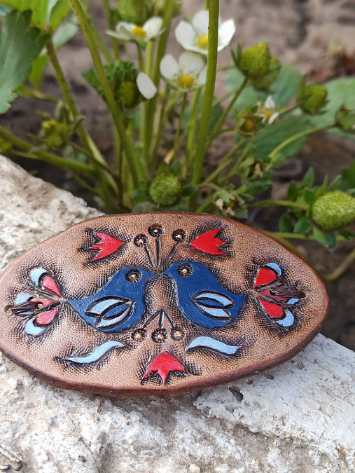 Ozdoby do vlasov - Spona do vlasov "Čin-Čin" - 16654181_