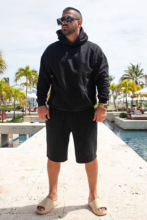 Nohavice - Pánske kraťasy NOIR - 16654814_