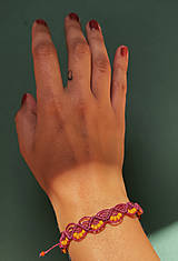 Náramky - Colorful náramok micro macramé - 16655453_