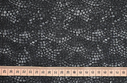 Textil - Temné dračie šupiny - 50x110 cm - 16657495_