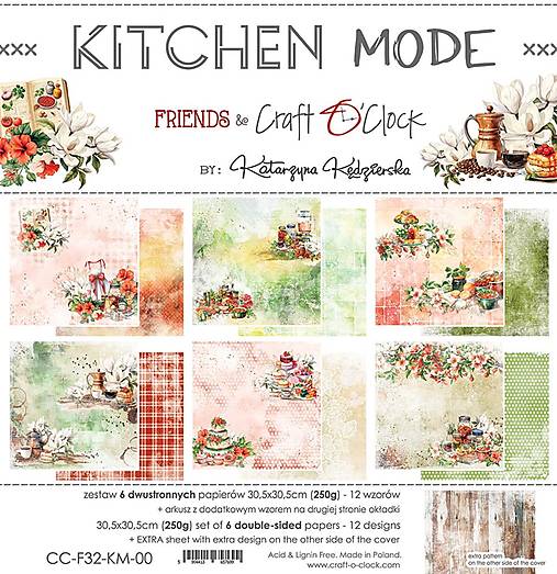 Papier - Scrapbook papier Kitchen Mode 12 x 12 - 16659821_