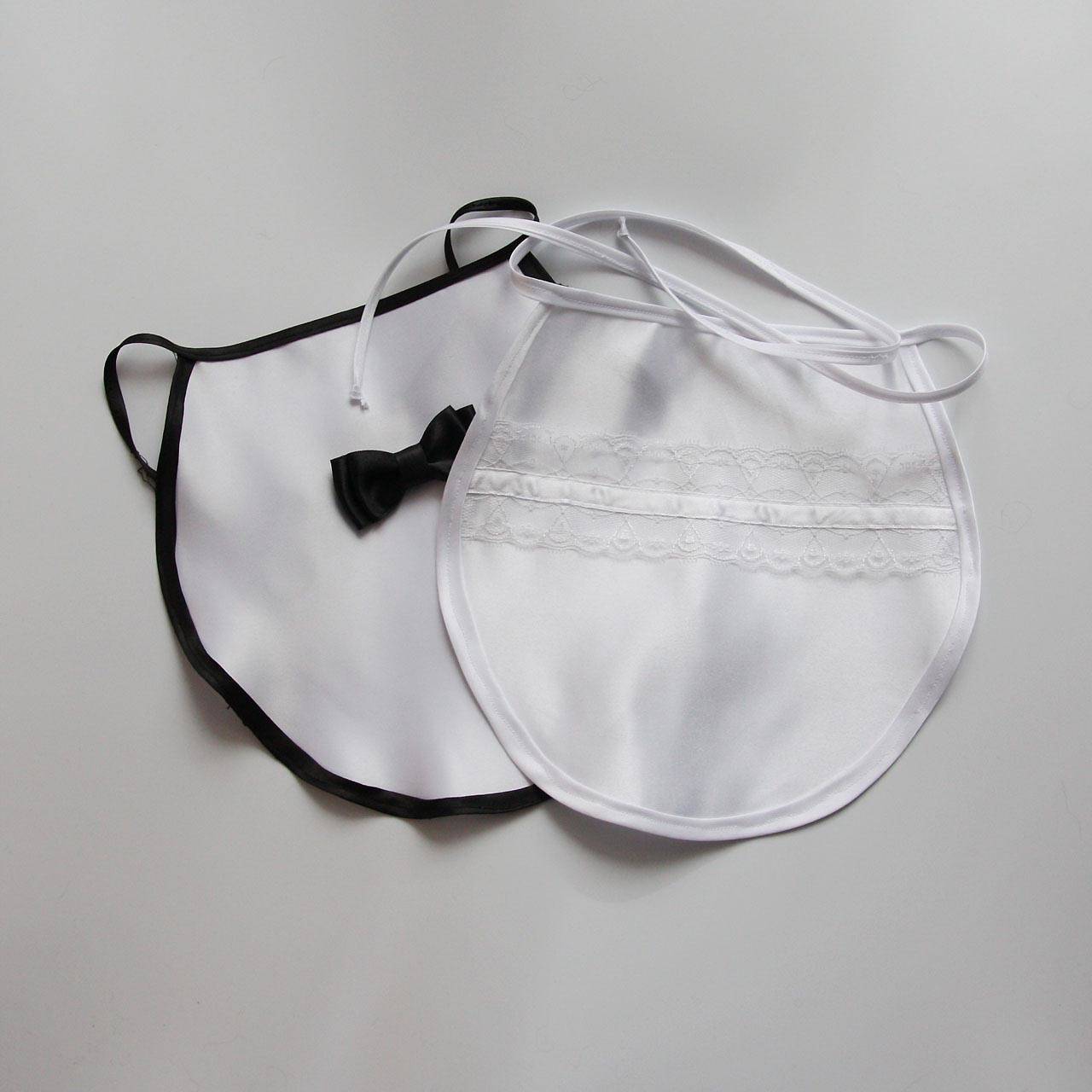 Svadobné podbradníky - Ženích a Nevesta