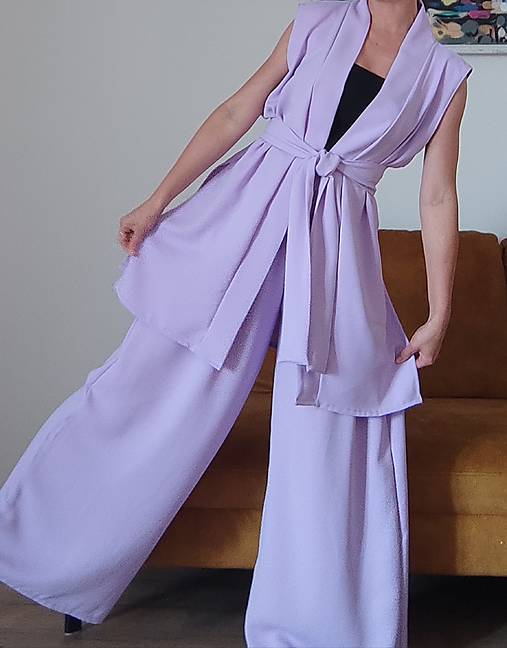 Vesty - VESTOVÝ SET Lila - 16667023_