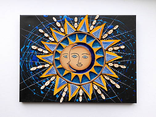 Obrazy - Slnko a mesiac  - 16670101_