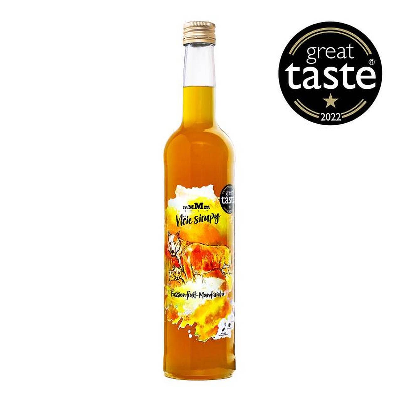 Sirupy Vlčie sirupy (Passionfruit-Mandarínka (0,5 l))