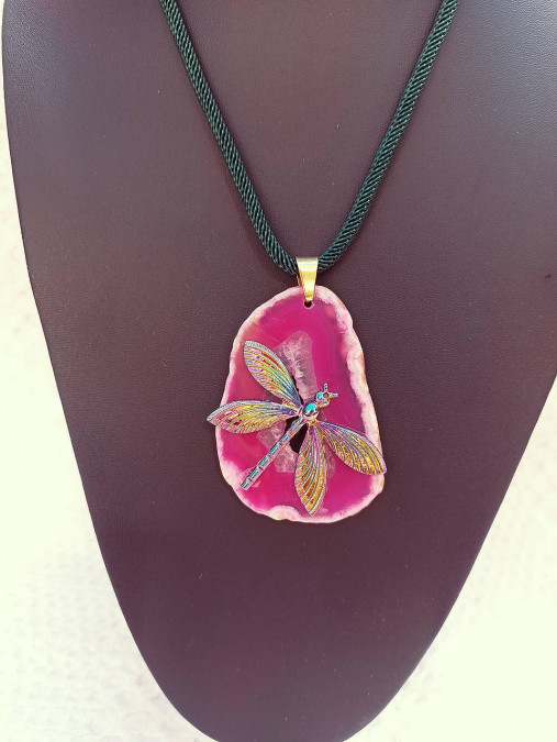 Náhrdelníky - Náhrdelník / Achát - 16671471_