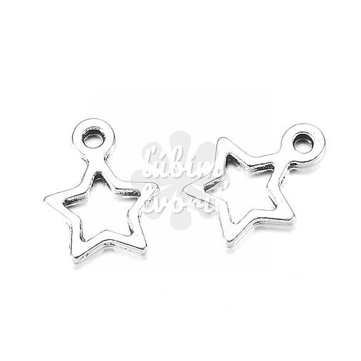 Komponenty - (3805) Hviezda, 10x14mm - 1 ks - 16672832_