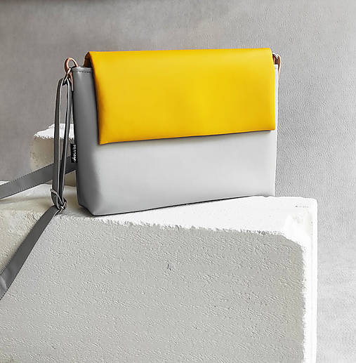 Kabelky - Anna crossbody bag žlutá - 16671946_
