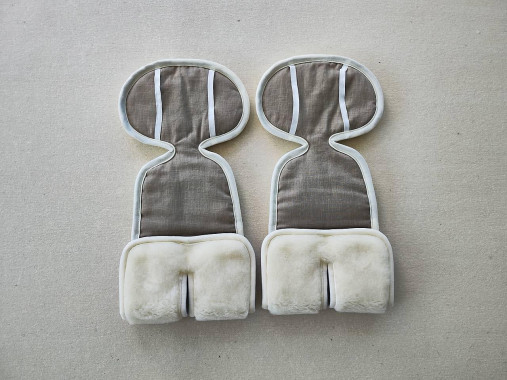 Detský textil - VLNIENKA podložka do vajíčka  0/13 kg 100% Merino Top Super wash Natural 100% ľan Beige - 16678032_