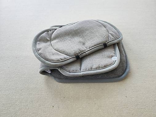 Detský textil - VLNIENKA Podložka do autosedačky  Maxi-Cosi Tobi  100% Merino proti poteniu a prechladnutiu  Grey 100% ľan šedý - 16679387_