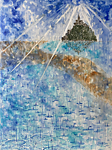  - Obraz na dreve Le Mont Saint-Michel - 16678982_