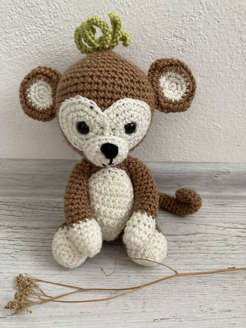 Hračky -  Háčkovaná hračka - opica :) - 16679816_