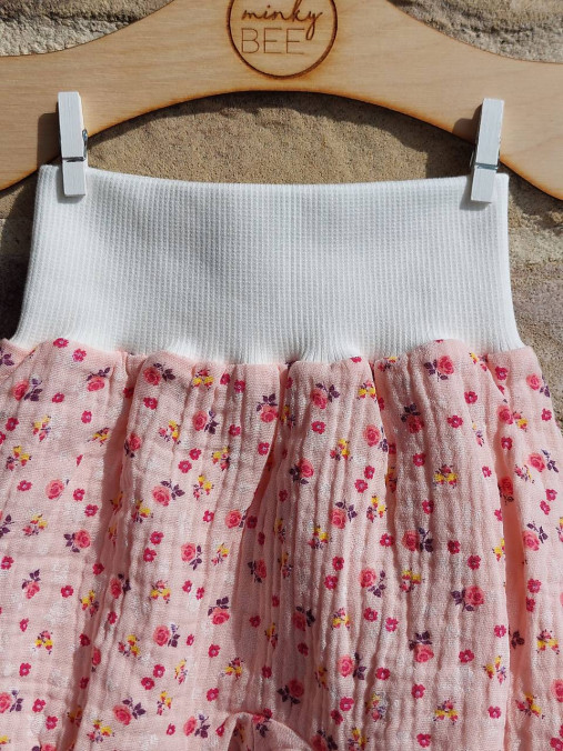 Kraťasky veľkosť 56/62, dvojitá gázovina