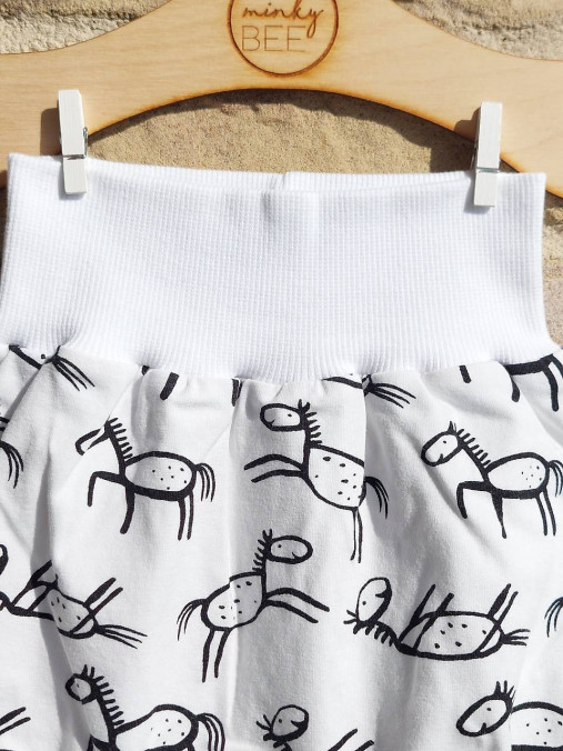 Kraťasky veľkosť 80/92, úplet