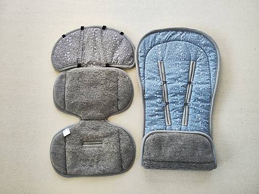 Detský textil - VLNIENKA podložka do autosedačky  zmenšujúca vložka a do kočíka Thule 100% Merino Top Super wash Natural Zvieratká - 16681897_