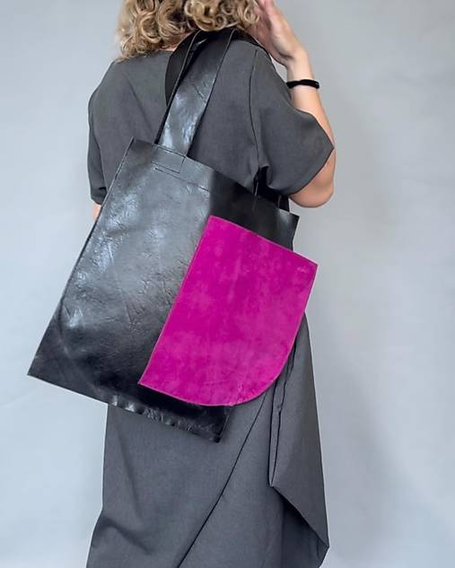 Veľké tašky - UNIT Edge Tote Berry - 16680576_