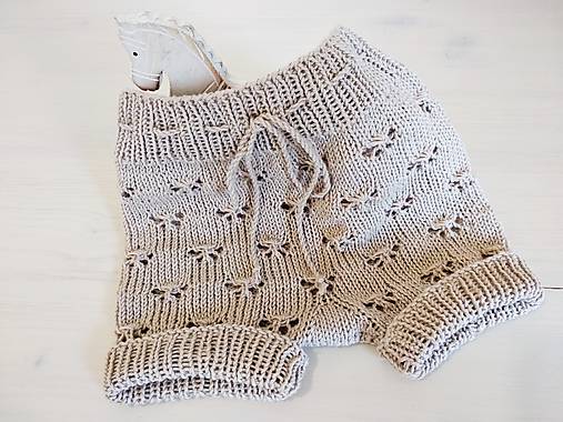 Detské oblečenie - Galoty s motýlikmi 100% Cotton - 16680152_