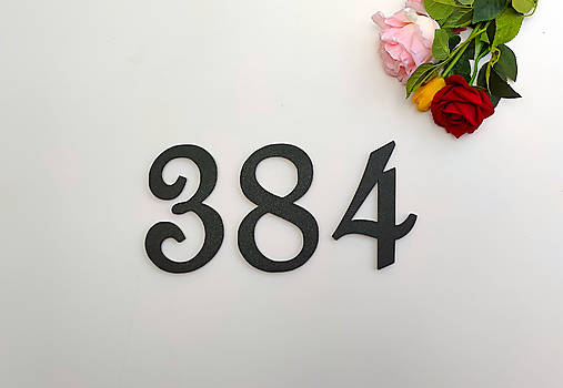 Tabuľky - Súpisné číslo - samostatné číslice OZDOBNÉ - 16681911_