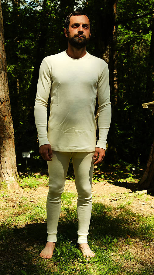 Pánske oblečenie - Yeti pánsky merino nátelník - 16683535_