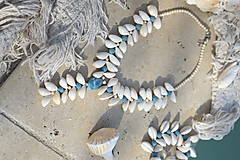 Náhrdelníky - Mušľový náhrdelník "Príbeh mora" - 16681997_