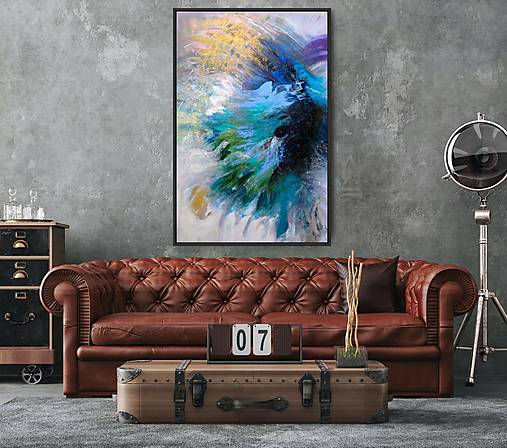 Obrazy - Obraz Abstrakt Magické okamžiky ORIGINÁL 100x150cm - 16683079_