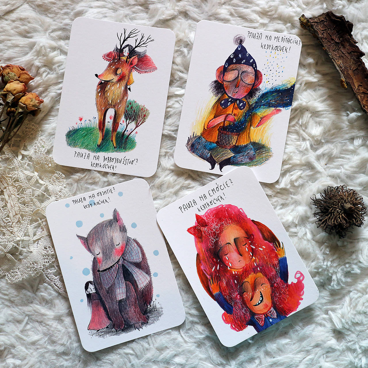 Pauzičky/ pohľadnice