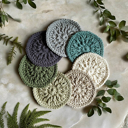 Úžitkový textil - Masážna odličovacia žinka SOFT | set Rainforest - 16686422_
