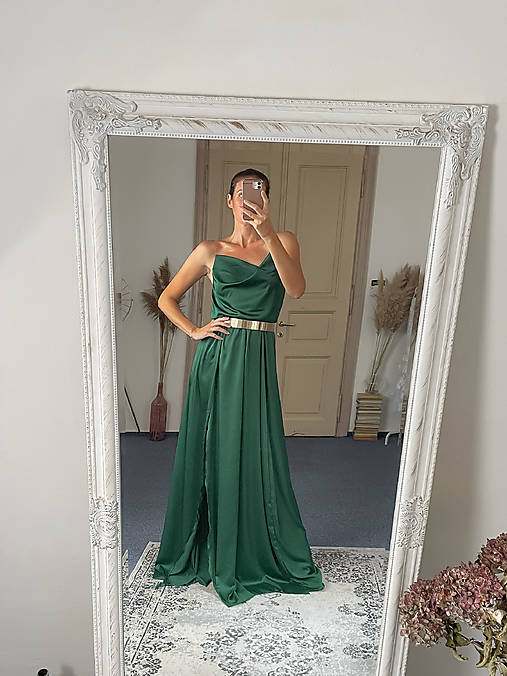 Šaty - Zelené šaty - 16686162_