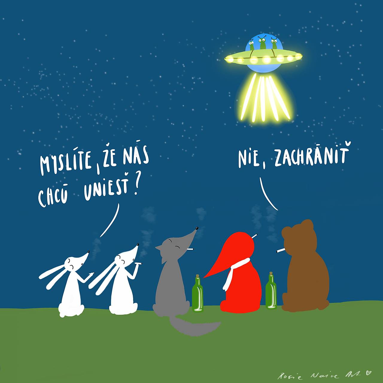 Únos, giclée art print 30x36