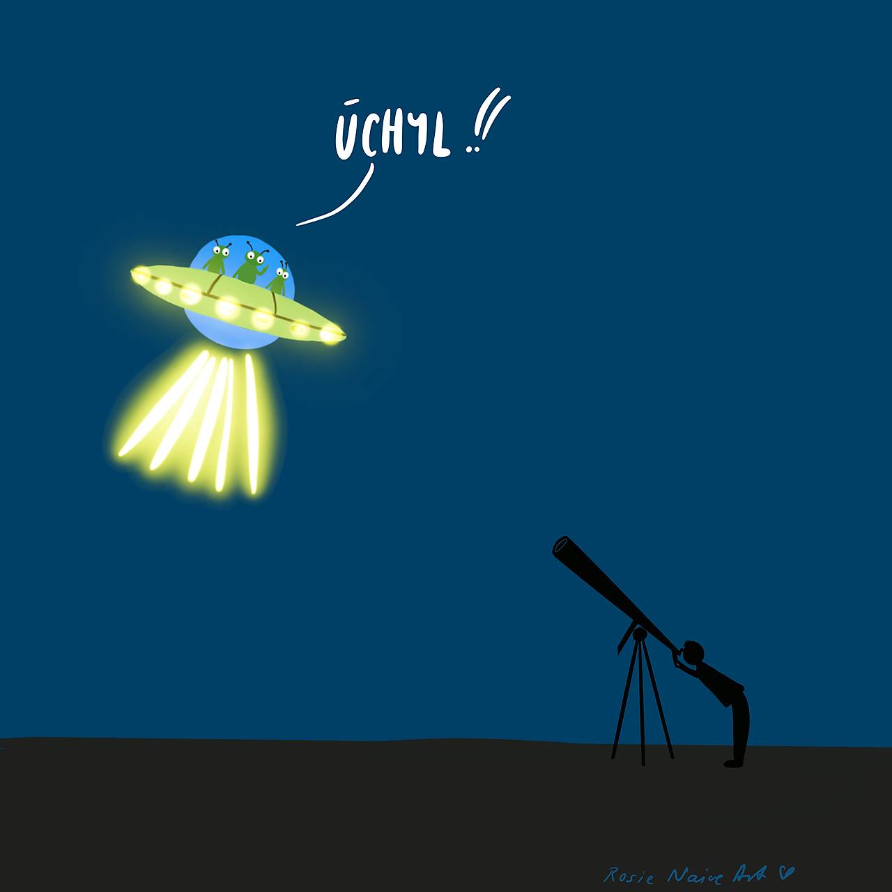 Úchyl,  giclée art print 30x36