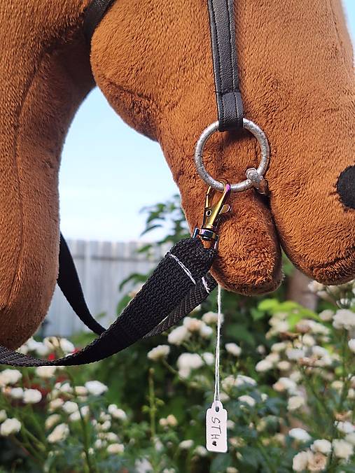 Hračky - Malé oťaže (Čierne s holografickou karabinou) - 16688609_