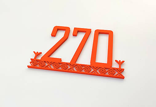 Tabuľky - Číslo na dom - folklórne Čičmany - 16690681_