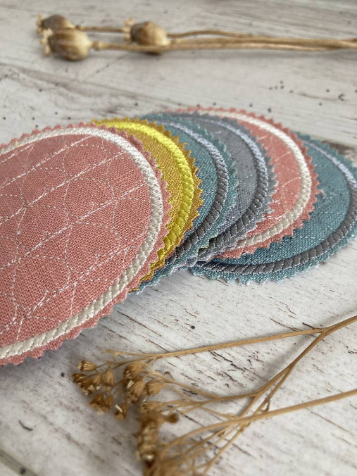Úžitkový textil - Odličovacie kruhové tampóny - 16690605_