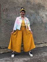 Nohavice - Extra široké kulotky - 16689368_