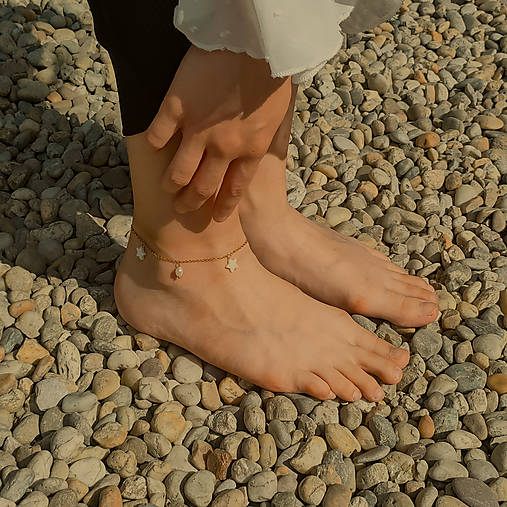 Náramky - Anklet - náramok na členok -33% - 16690709_