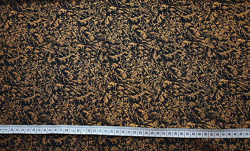 Textil - Plamienky noci (metalická) - 100x110 cm - 16692281_