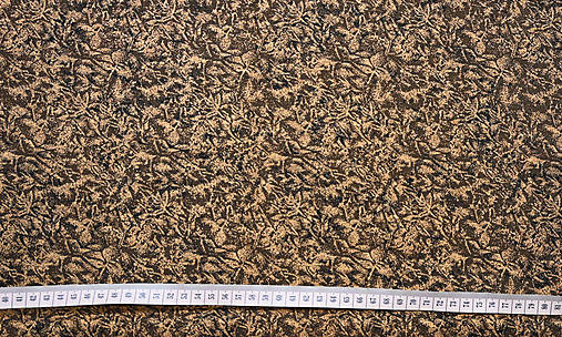 Textil - Plamienky noci 2 (metalická) - 100x110 cm - 16692628_