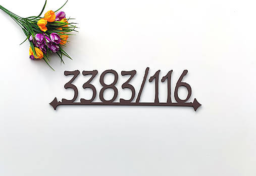 Tabuľky - Číslo na dom - spojené číslice STREDOVEK - 16690797_