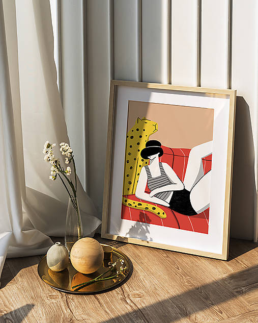 Grafika - Relax I, fine art print - 16691975_