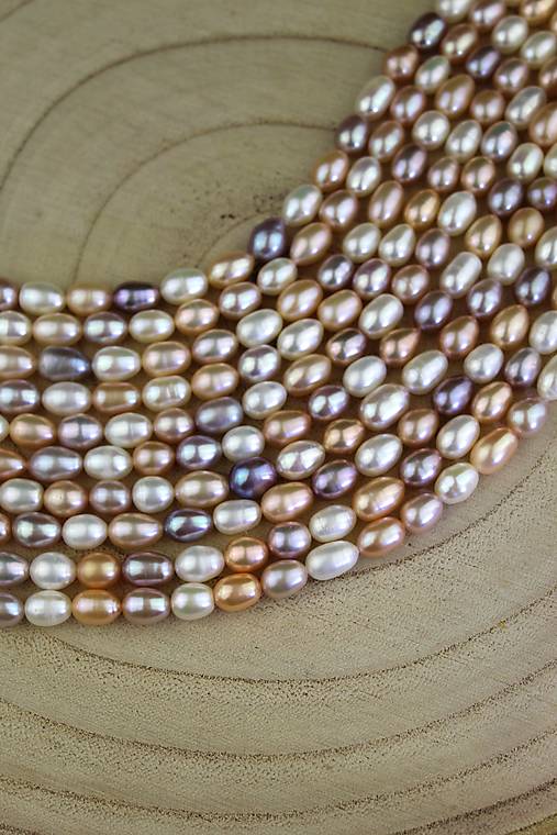 Minerály - perly 7-8 mm (pravá perla) - 16693151_