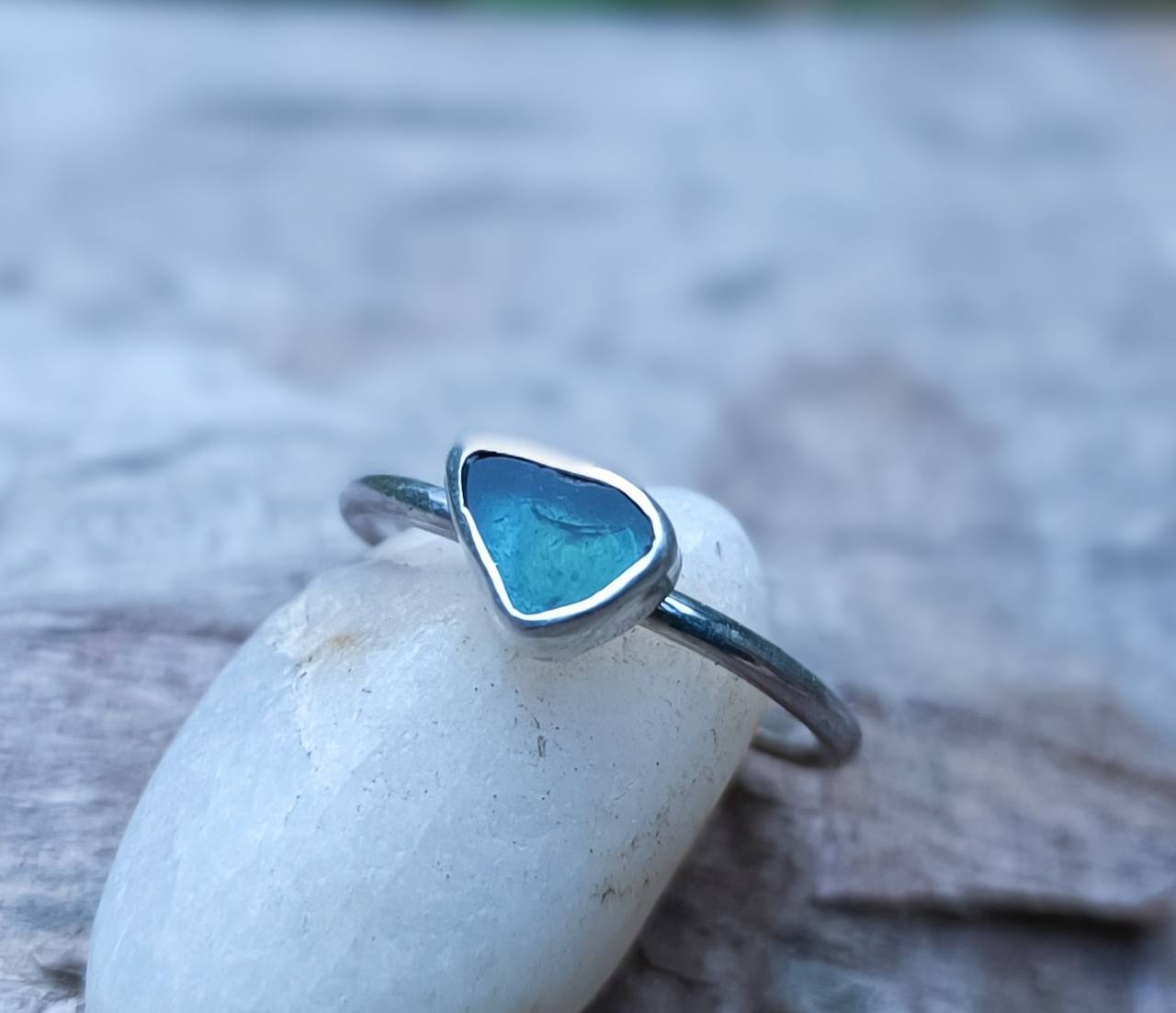 Strieborný Prsteň s Turmalínom