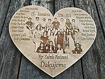 Dekorácie - Srdce pre pani učiteľku - 16699247_