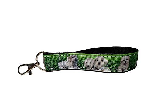 Kľúčenky - Kľúčenka Little White Dog - 16700649_
